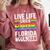 LGBTQ Quote Live Life Like A Banned Rainbow Book Comfort Colors Sweatshirt Orchid