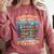 Librarian Book Lover Library Librarian Comfort Colors Sweatshirt Orchid