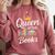 Librarian Queen Of The Books Book Reading Library Comfort Colors Sweatshirt Orchid