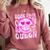 Library Book Fair Queen Vibe Groovy Tie Dye School Reading Comfort Colors Sweatshirt Orchid