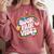 Library Book Fair Vibe Groovy Retro School Reading Nostalgic Comfort Colors Sweatshirt Orchid