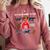 Life Is Better Around The Farm Nostalgia Trendy Comfort Colors Sweatshirt Orchid