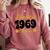 Limited 1969 Edition Retro Nostalgia Art Premium Comfort Colors Sweatshirt Orchid Limited 1969 Edition Retro Nostalgia Art Premium Comfort Colors Sweatshirt Orchid