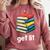 Get Lit With Books Comfort Colors Sweatshirt Orchid