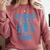 Los Angeles Hotrods Automotive Nostalgia Premium Tri-Blend Comfort Colors Sweatshirt Orchid