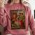 Louisa May Alcott Coming Of Age Novel Little Women Book Cover Small Comfort Colors Sweatshirt Orchid