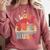 I Love 70's Music Retro Style Nostalgia Cassette 1970s Party Comfort Colors Sweatshirt Orchid