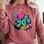 I Love The 70s Retro Cassette Roller Vinyl Disco Nostalgia Comfort Colors Sweatshirt Orchid