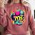 I Love The 70s Retro Cassette Roller Vinyl Nostalgia Vibes Premium Tri-Blend Comfort Colors Sweatshirt Orchid