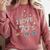 I Love The 70's Retro Nostalgia Comfort Colors Sweatshirt Orchid