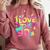 I Love The 90'S 90s Retro Nostalgia Premium Tri-Blend Comfort Colors Sweatshirt Orchid I Love The 90'S 90s Retro Nostalgia Premium Tri-Blend Comfort Colors Sweatshirt Orchid