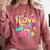 I Love The 90'S 90s Retro Nostalgia Comfort Colors Sweatshirt Orchid I Love The 90'S 90s Retro Nostalgia Comfort Colors Sweatshirt Orchid