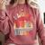 I Love 90's Music Retro Style Nostalgia Cassette 1990s Party Comfort Colors Sweatshirt Orchid