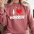 I Love Horror Heart Movies TV Show Books Writing Read Comfort Colors Sweatshirt Orchid