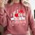 I Love Being A Librarian Library Book Valentine's Day Comfort Colors Sweatshirt Orchid