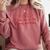 I Love You To The Library And Back Book Lover Quote Comfort Colors Sweatshirt Orchid