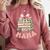 Mama Book First Chapter Birthday Family Matching Party Comfort Colors Sweatshirt Orchid