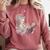 Marie Antoinette Reading A Book Comfort Colors Sweatshirt Orchid Marie Antoinette Reading A Book Comfort Colors Sweatshirt Orchid