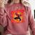 Marvel Spider-Man Peter Parker Comic Book Letter Logo Comfort Colors Sweatshirt Orchid