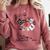 Mean Girls Burn Book Cover Art Comfort Colors Sweatshirt Orchid