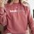 Minimalist Book Lover Book Nerd Comfort Colors Sweatshirt Orchid Minimalist Book Lover Book Nerd Comfort Colors Sweatshirt Orchid