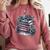 Morally Grey Book Club Floral Book Lover Graphic Comfort Colors Sweatshirt Orchid