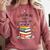 Nerdy Moms Raise Interesting Kids Books Science Comfort Colors Sweatshirt Orchid
