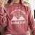 New Chapter Begins Retired 2026 Floral Book Retirement Women Comfort Colors Sweatshirt Orchid