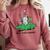 Next Stop Library Reading Book Comfort Colors Sweatshirt Orchid