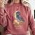 Night Owl Book Club Crescent Moon Late Night Reading Comfort Colors Sweatshirt Orchid