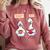 How Many Nights Reading Goose Book Lover Reader Comfort Colors Sweatshirt Orchid