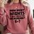 How Many Nights A Week Should You Be Reading 6-7 Book Lover Comfort Colors Sweatshirt Orchid