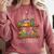 I Have NO Shelf Control Book Lover Comfort Colors Sweatshirt Orchid