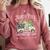 North Pole Tree Farm Merry Christmas Holiday Scene Nostalgia Comfort Colors Sweatshirt Orchid North Pole Tree Farm Merry Christmas Holiday Scene Nostalgia Comfort Colors Sweatshirt Orchid