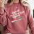 Nostalgia 80s Duck Goose Distressed Comfort Colors Sweatshirt Orchid