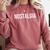 Nostalgia Comfort Colors Sweatshirt Orchid