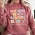 Nothing Beats Reading Book Librarian Across America Kids Comfort Colors Sweatshirt Orchid