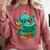 Octopus Reading Book Reading Bookworm Reader Comfort Colors Sweatshirt Orchid
