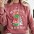 Oh What Fun It Is To Read Book Christmas Tree Premium Tri-Blend Comfort Colors Sweatshirt Orchid