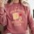 One-Handed Reading Club Smutty Book Lover Comfort Colors Sweatshirt Orchid