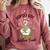 Oops I Got Another Book Cute Goose Librarian Reading Teacher Comfort Colors Sweatshirt Orchid