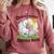 Oops I Bought Another Book Duck Sunshine Comfort Colors Sweatshirt Orchid