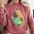 Pet Capybara Is Reading Library Capy Word Book Day Teacher Men Women Kids Comfort Colors Sweatshirt Orchid