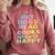 Pet Dogs Read Books Be Happy Dog Lover Comfort Colors Sweatshirt Orchid