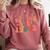 Please Be Patient With Me I'm From The 1900s Boho Saying Comfort Colors Sweatshirt Orchid