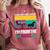 Please Be Patient With Me I'm From The 1900s Cool Dad Premium Comfort Colors Sweatshirt Orchid
