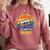 Please Be Patient With Me I'm From The 1900s Dad Comfort Colors Sweatshirt Orchid