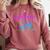 Please Be Patient With Me I'm From The 1900s Father Day Premium Comfort Colors Sweatshirt Orchid