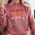 Please Be Patient With Me I'm From The 1900s Heart Beat Comfort Colors Sweatshirt Orchid