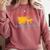 Please Be Patient I'm From The 1900s Millennial Humor Retro Comfort Colors Sweatshirt Orchid